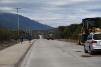 Avanza a buen ritmo la pavimentación de la Ruta desde Carpintería hasta Cerro de Oro 