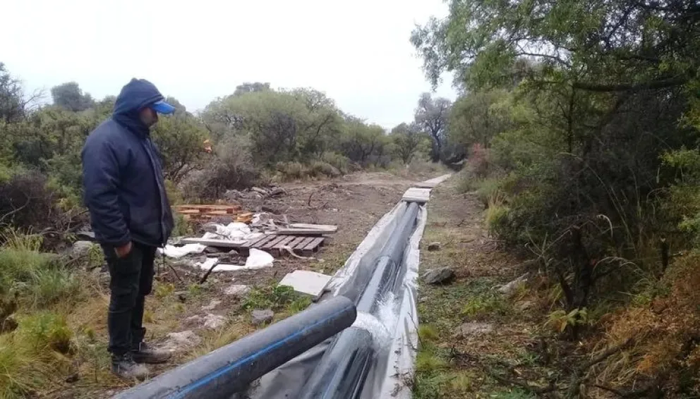 Villa de Merlo: en agosto finalizarán las obras del sistema de Cerro de Oro