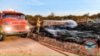 Bomberos combatieron tres focos de incendio en Traslasierra