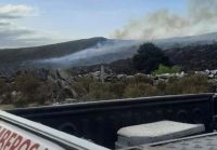 Controlaron el incendio en Ambul: El fuego arrasó con 10 hectáreas de monte