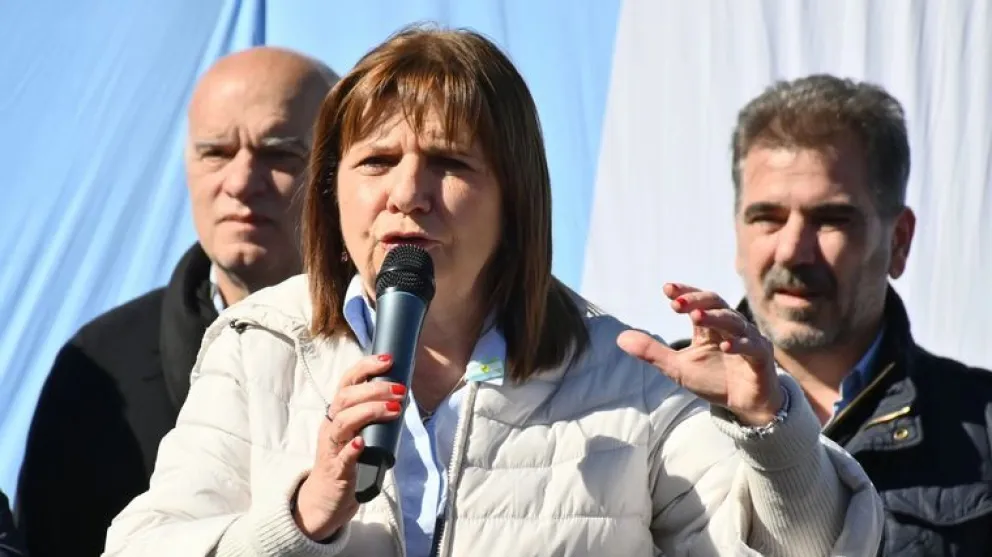 Bullrich prometió quitar retenciones y eliminar los cupos para la exportación