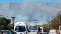 Incendio en Las Tapias:  Alumnos de una escuela tuvieron que evacuarse por la gran presencia de humo 