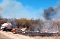 Incendios en Traslasierra: Alrededor de 50 hectáreas se quemaron en Las Tapias