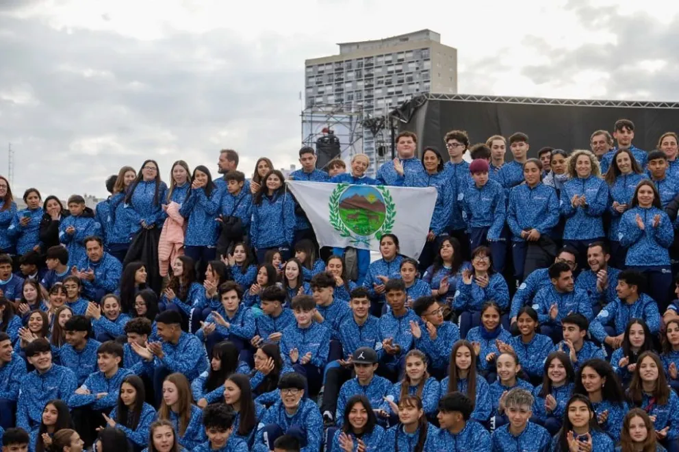 Se pusieron en marcha los Juegos Evita con 769 puntanos presentes