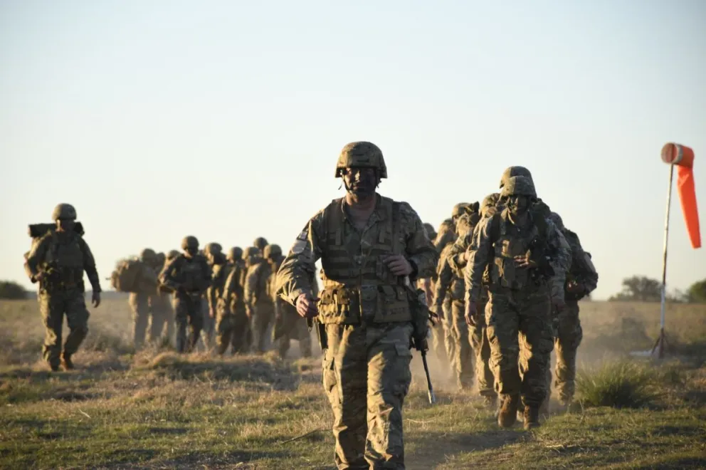 El Ejército Argentino eligió el Aeropuerto del Valle del Conlara para su entrenamiento