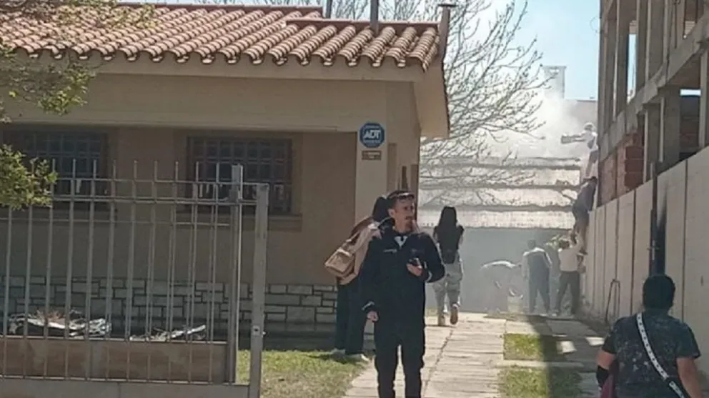 Festejaban el Día de la Madre, hicieron un asado y se quemó el quincho