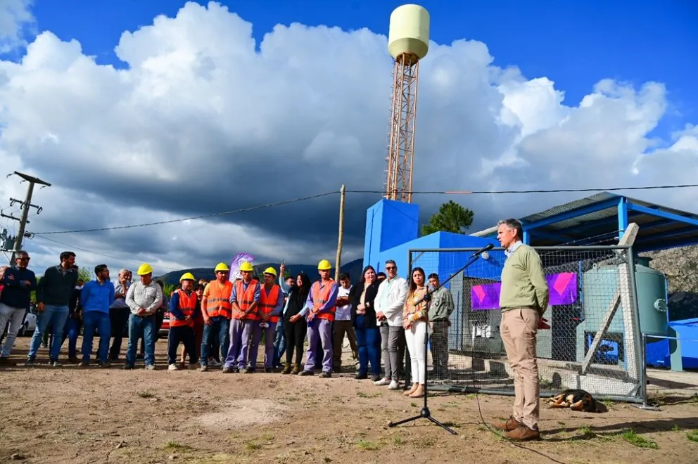 Inauguraron la moderna planta potabilizadora y la ampliación de la red de agua en Cortaderas