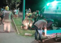 Accidente en Tilisarao: un motociclista fue trasladado al Hospital Ramón Carrillo