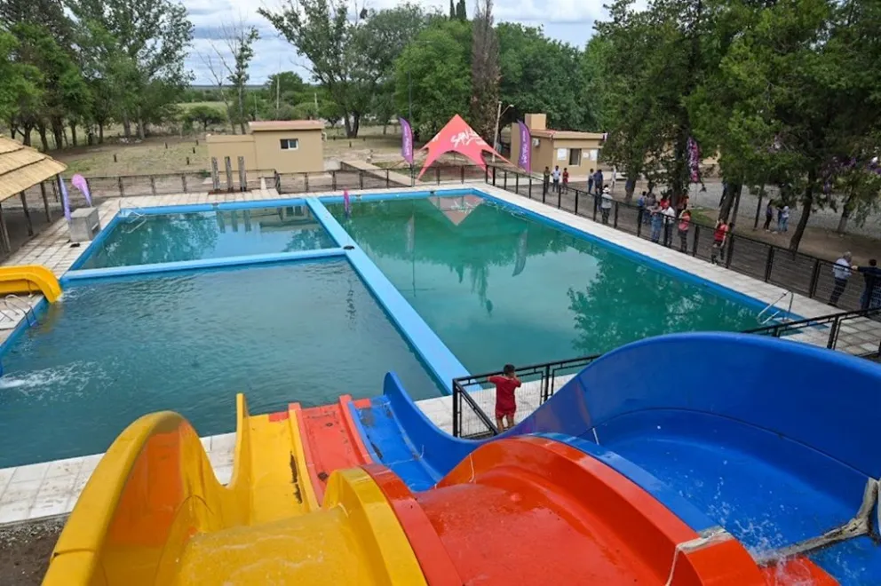 Concarán: inauguraron el Parque Acuático del Conlara