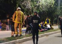 Villa de Merlo: Dos personas hospitalizadas al caer de sus motos