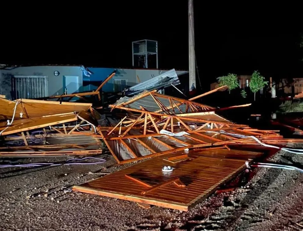 Desastre natural azotó a Concarán: Noche de miedo y caos