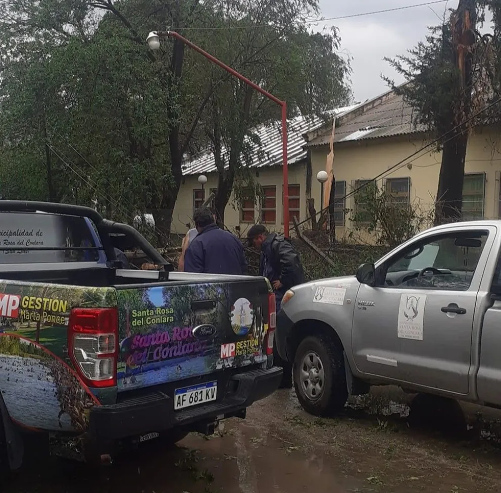 En Santa Rosa del Conlara, 37 evacuados por el temporal