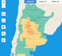Alertas amarilla y naranja por tormentas para San Luis y otras 10 provincias del país