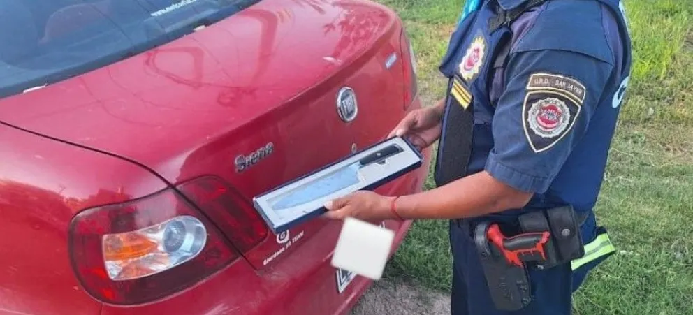 Un hombre fue detenido por portación de arma blanca y marihuana