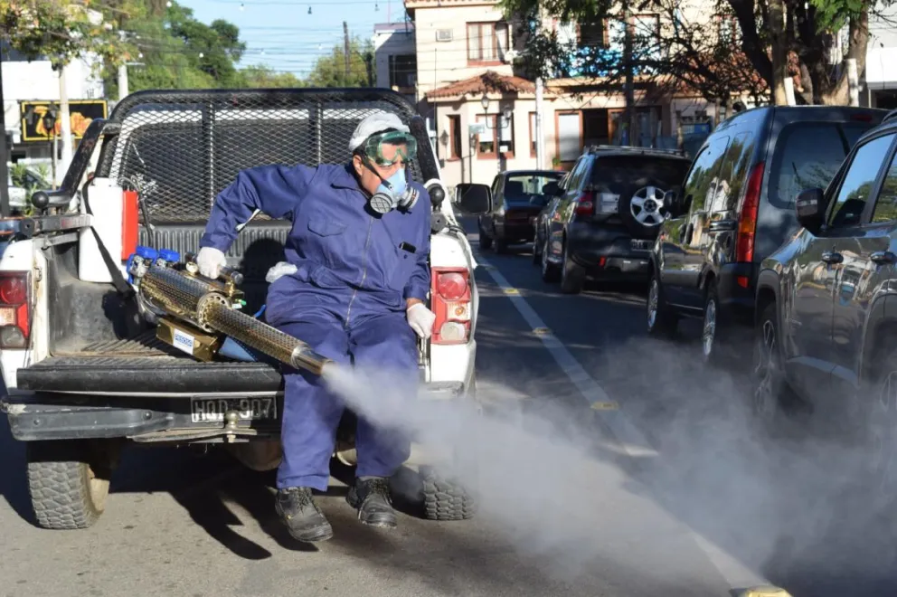 Continúa la campaña de fumigación para combatir el Dengue