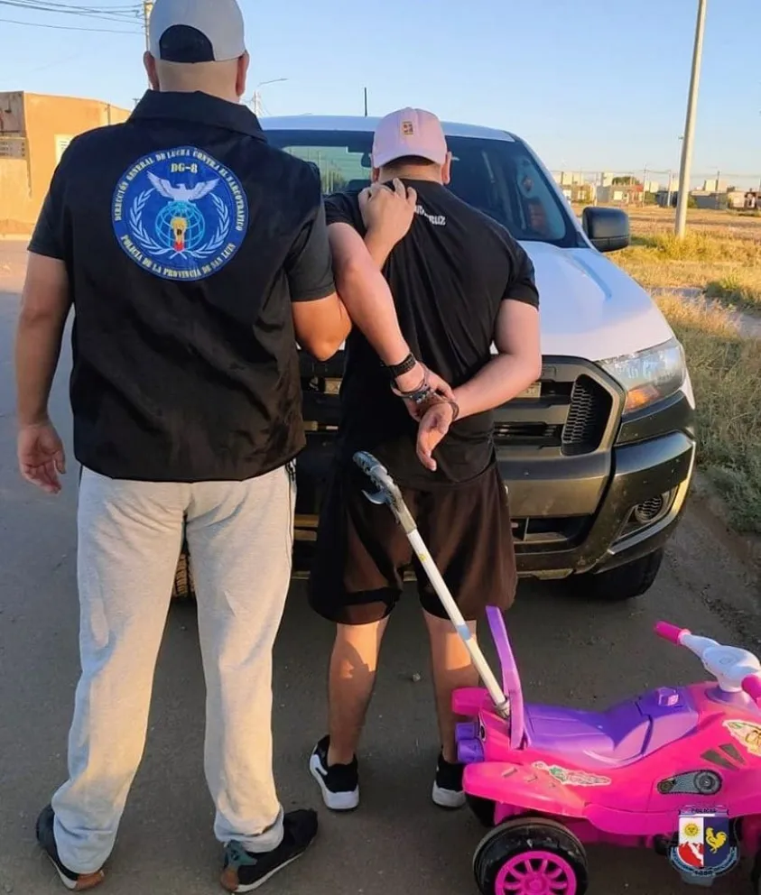 San Luis: escondía marihuana en el triciclo de su hija y fue detenido