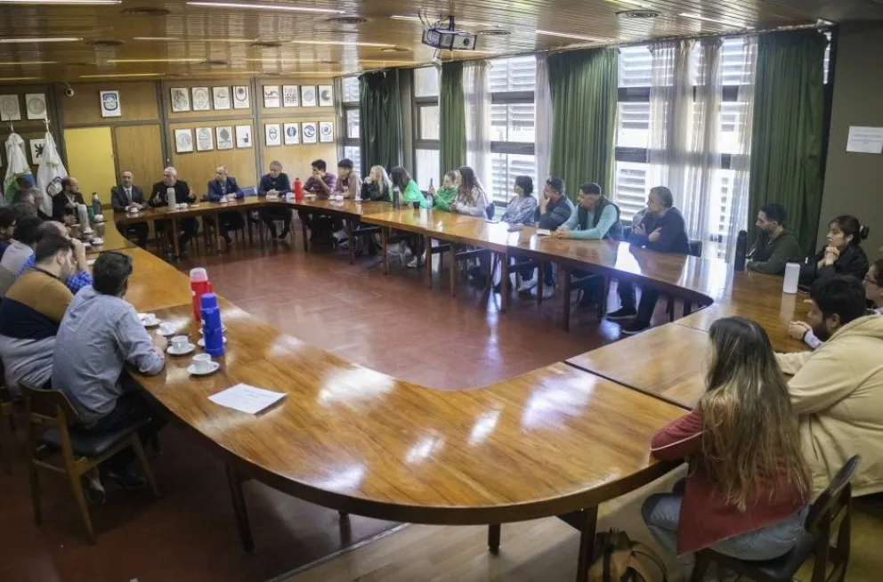 Las tres universidades nacionales de San Luis avanzan en la coordinación de la Marcha Federal Universitaria en la Provincia