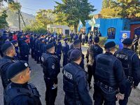 Comenzó este lunes el operativo policial para asegurar la seguridad en las festividades por el Santo Cristo de Renca