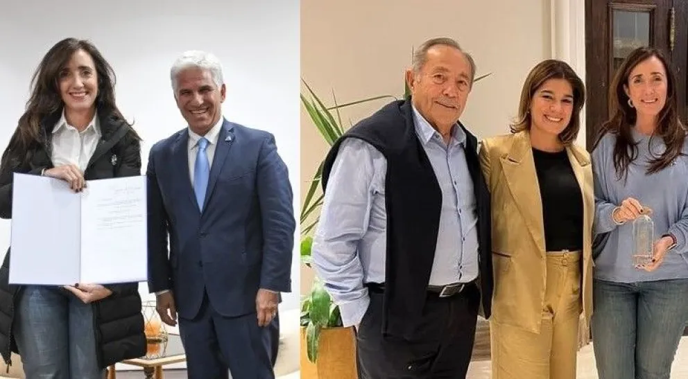 Victoria Villarruel en San Luis: visita protocolar con Poggi y cena con Adolfo Rodriguez Saá