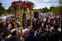 Miles de creyentes rindieron homenaje al Divino Señor de Renca