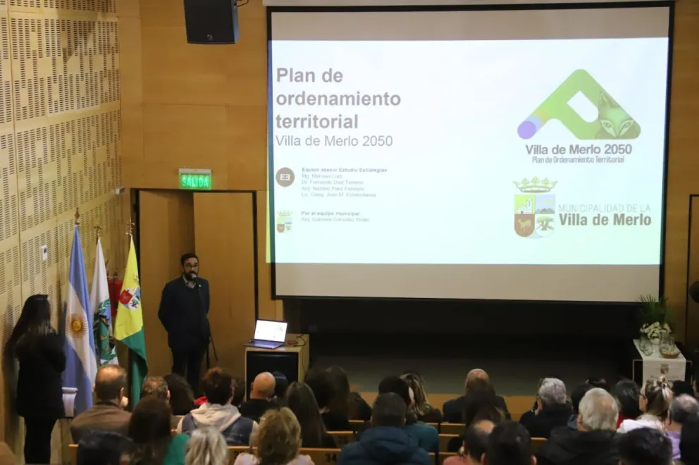 La municipalidad presentó el Plan de Ordenamiento Territorial “Villa de Merlo 2050”