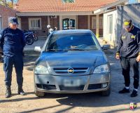 En Justo Daract la policía recuperó un auto que tenía pedido de secuestro en una causa por un violento asalto cometido en Villa de Merlo