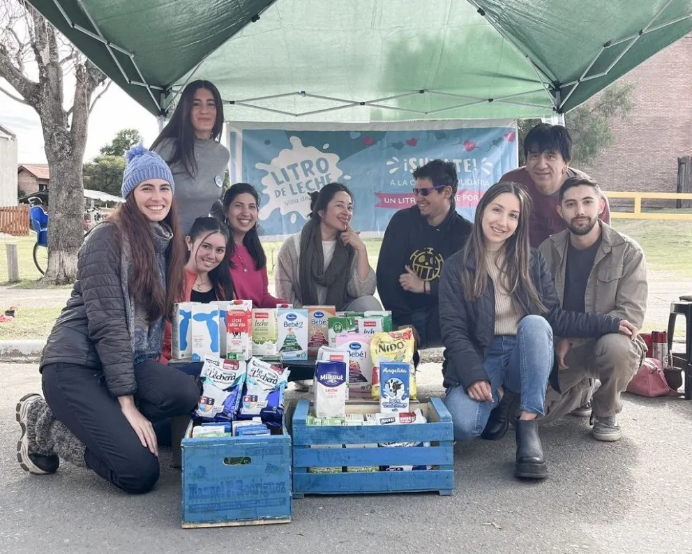 Este sábado será la tercera colecta de Litro de Leche para ayudar en los primeros días de frío