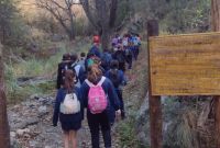 Más de 200 estudiantes merlinos visitaron la reserva de Mogote Bayo
