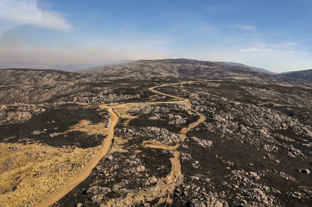 Champaquí: el mayor incendio en tres años y una causa judicial en marcha