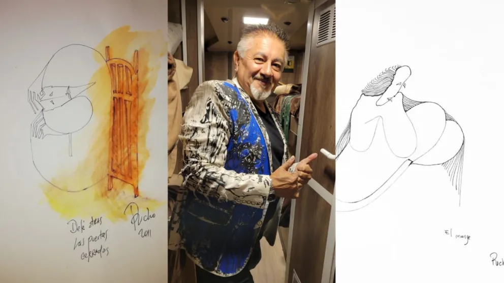 Pucho Ponce, bajista de Los Tekis, expone sus obras en Casa del Poeta