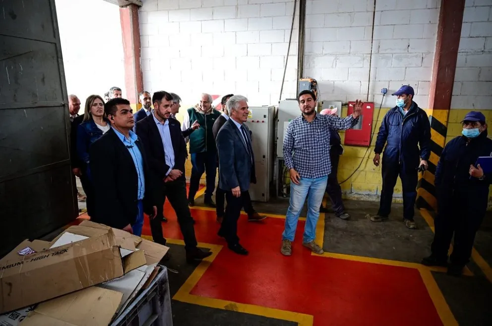 Poggi anunció mejoras para la planta de reciclado "El Jote"