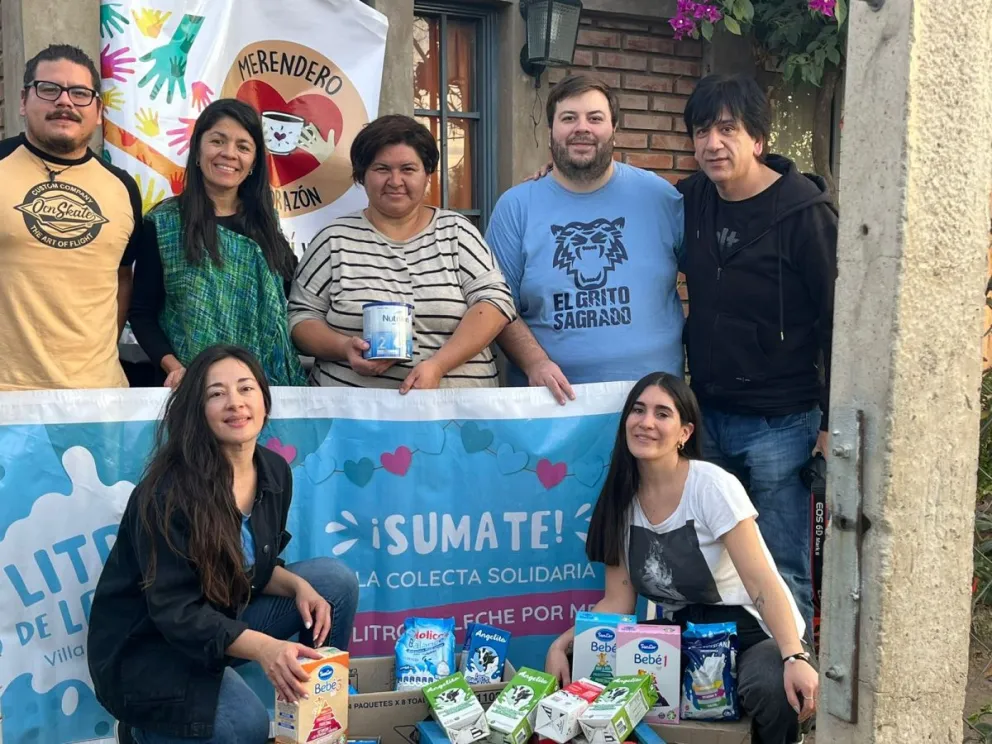 Mañana van acompañar la colecta María Esther Altamirano y familia, del merendero "De Corazón". 
