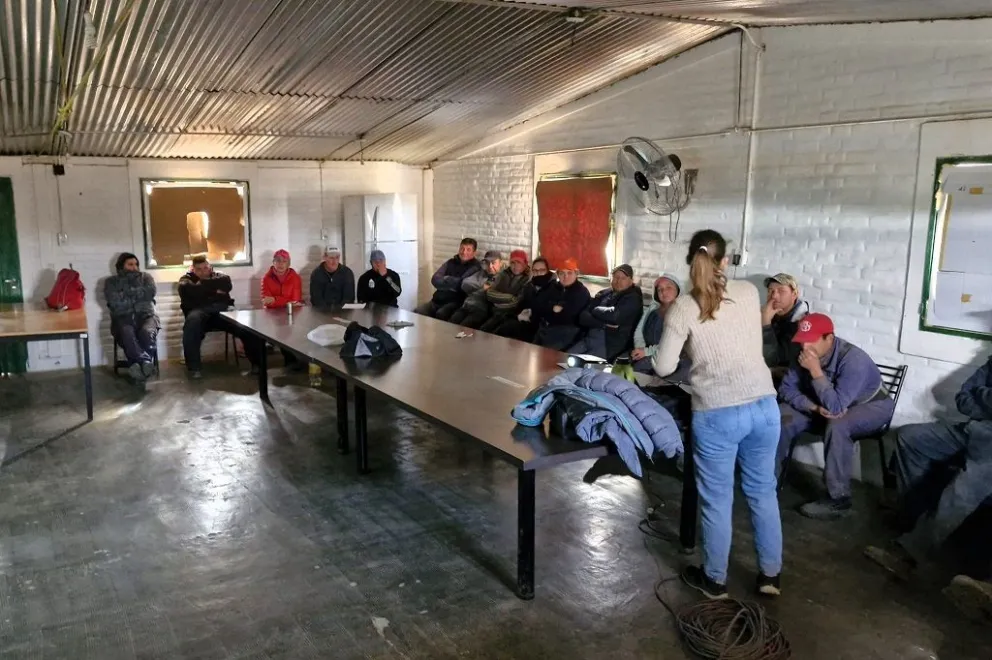 Capacitaron en primeros auxilios al personal de la planta de reciclado ‘El Jote’