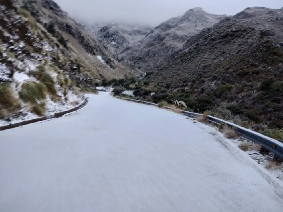 Villa de Merlo: Viernes con lluvias y posibles nevadas intermitentes