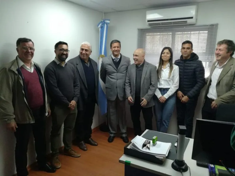 Bartolomé Abdala puso en funciones en Villa de Merlo al nuevo jefe del Anses local