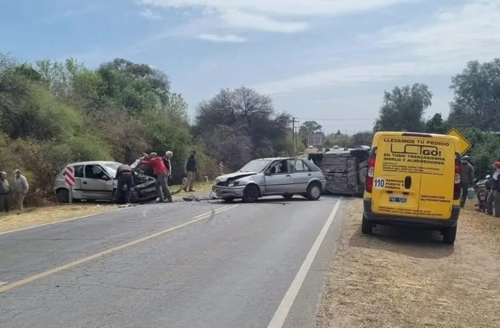 Choque múltiple en cercanías de San Javier deja varios heridos