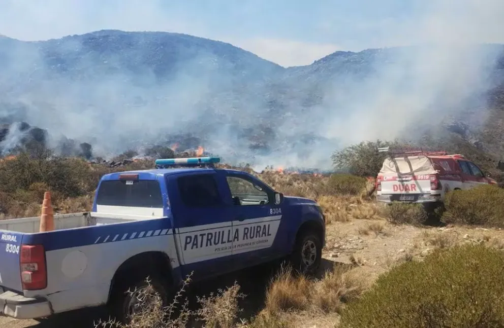 Incendios en Córdoba: 2 mil hectáreas quemadas en Traslasierra