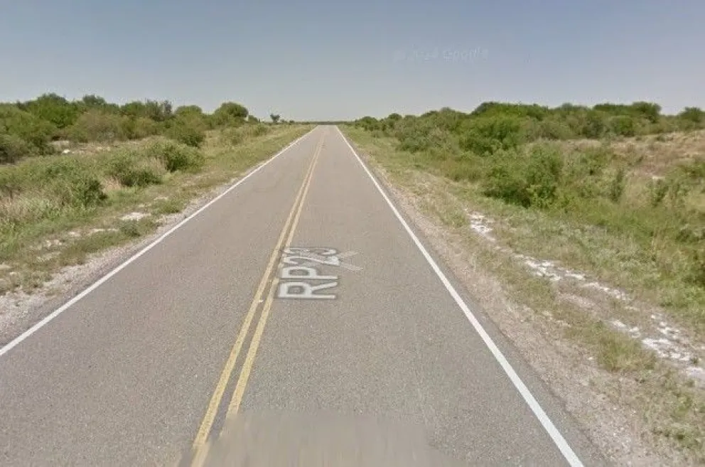 Ruta 23 que une a Santa Rosa del Conlara y Lafinur.