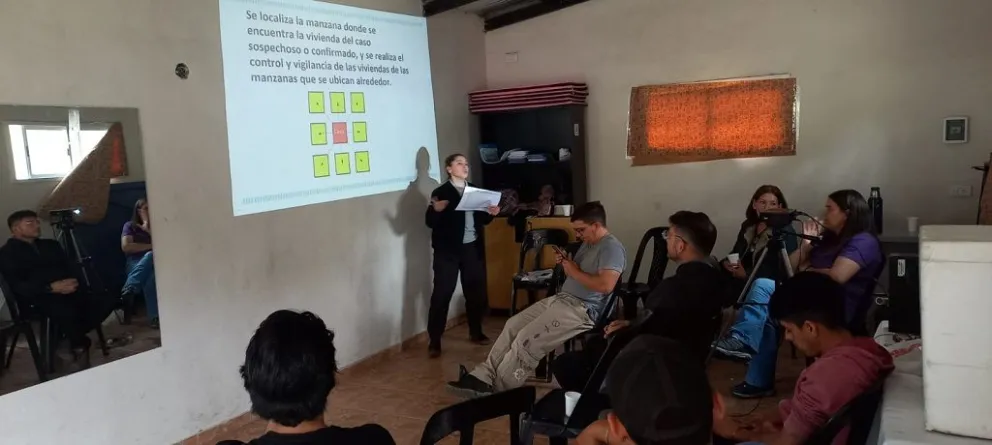 Autoridades de diferentes ámbitos integran el Comité de Crisis que combate el dengue, que evaluó la situación en el Corredor de los Comechingones.