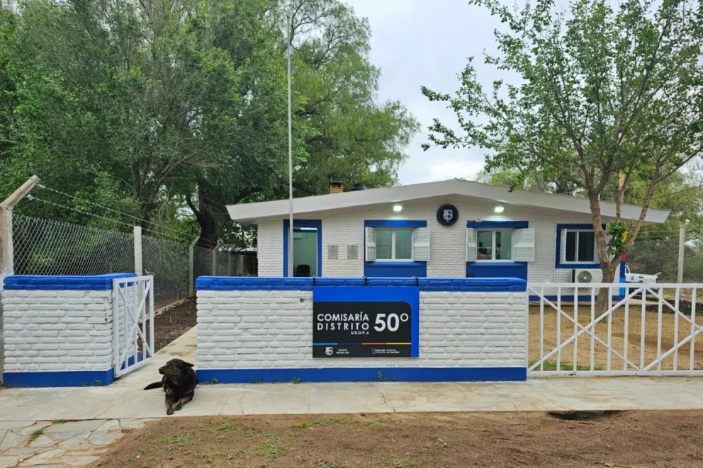 Comisaria 50 en Cortaderas, con nuevas instalaciones y mejoras edilicias. 