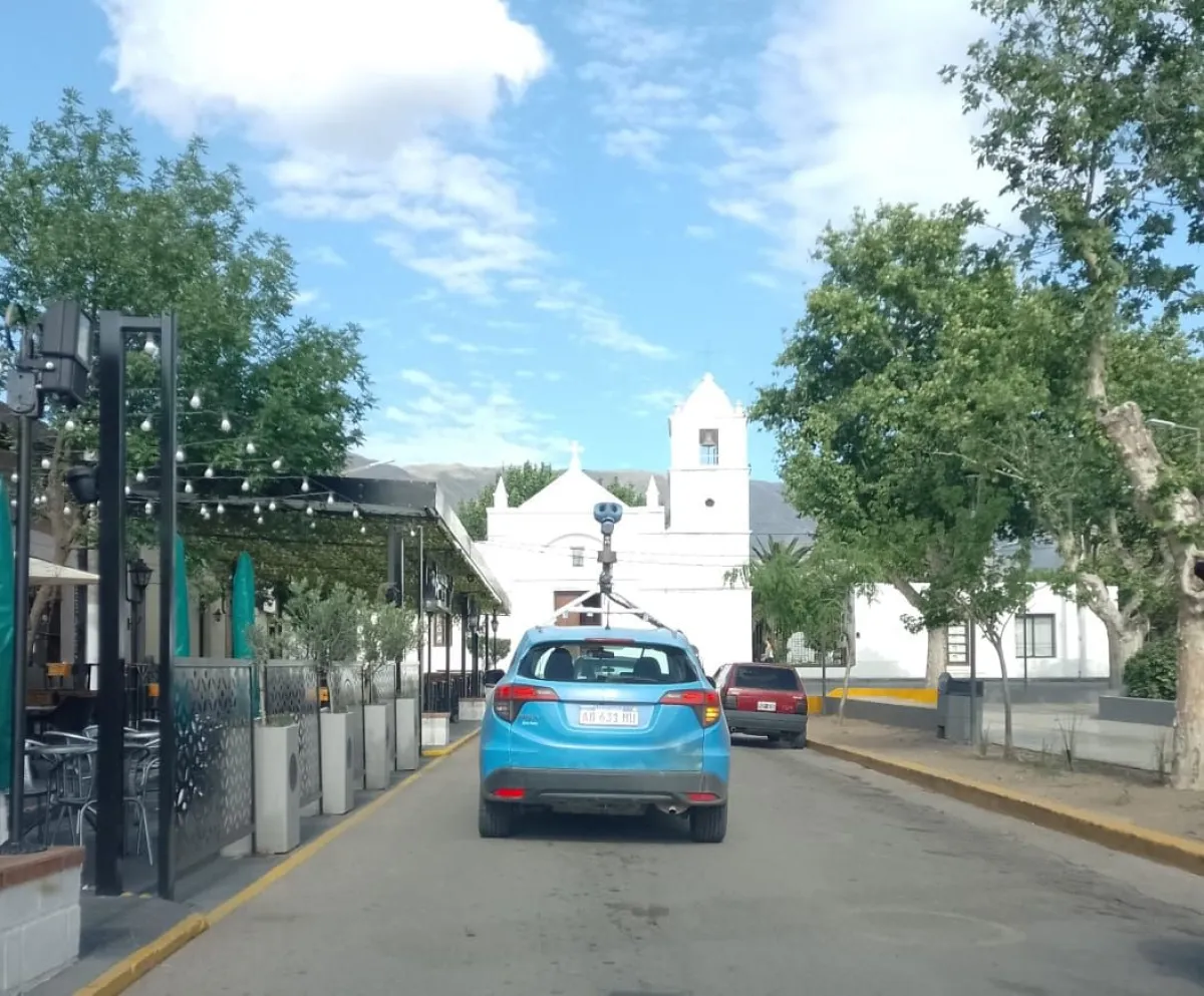 Un vehículo de Google Street View recorre Merlo y Santa Rosa del ...