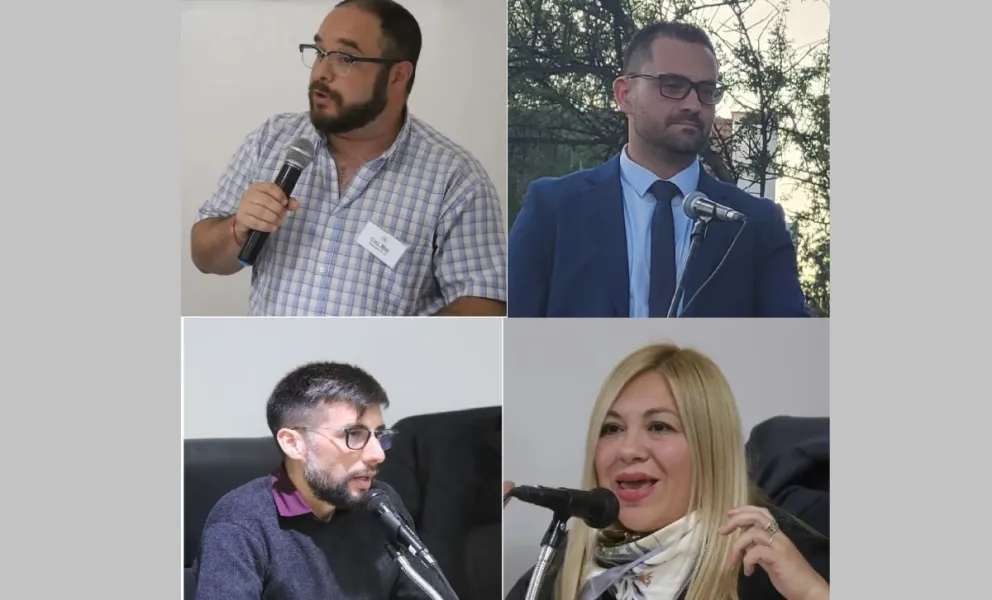 Bruno Mini, Francisco Oviedo, Leonardo Rodriguez y María José Alvarez.
