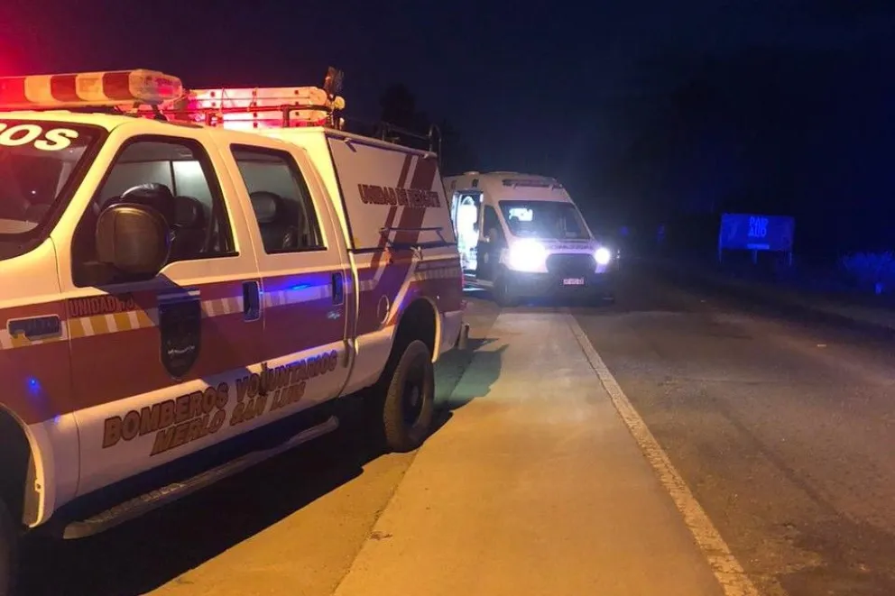 La Ruta 1, un peligro latente al circular entre Merlo y localidades de la Costa de los Comechingones. Foto archivo