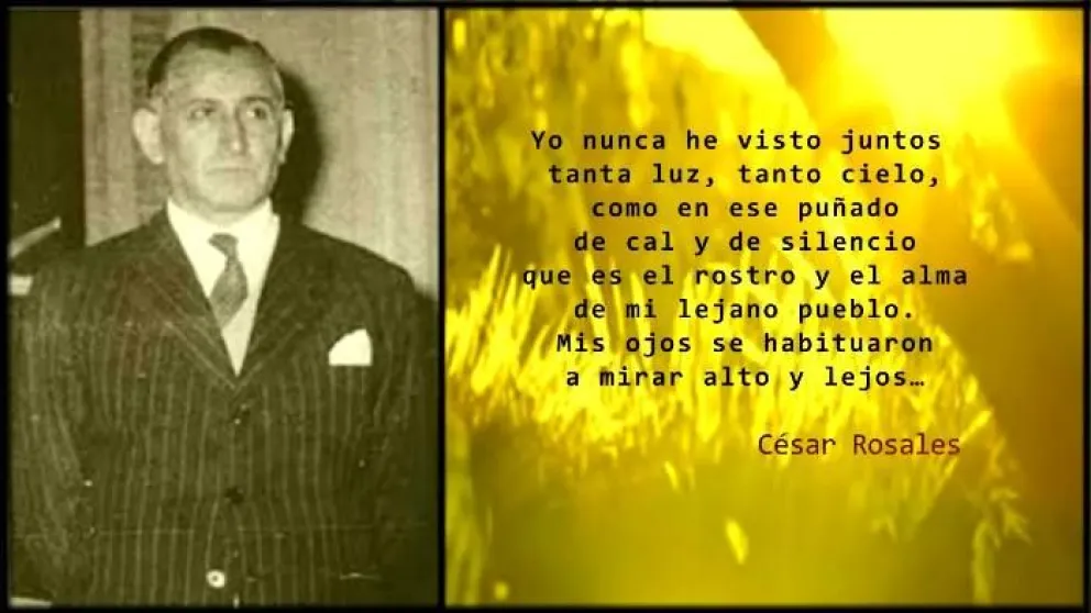 César Rosales, una de las voces literarias más trascendentes de la provincia de San Luis.