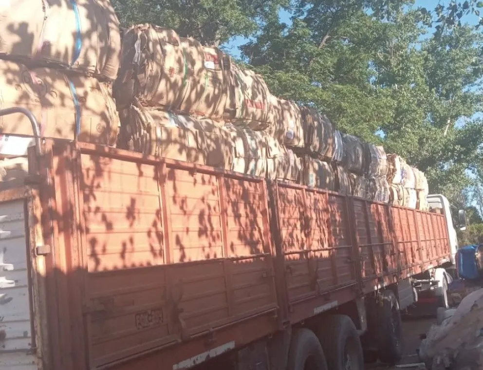 Más material reciclado rumbo a la industria desde Villa de Merlo.