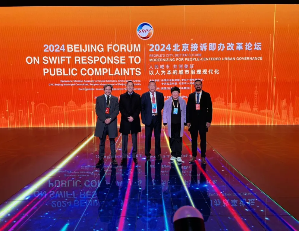 Juan Alvarez Pinto y su segundo día de visita a China.