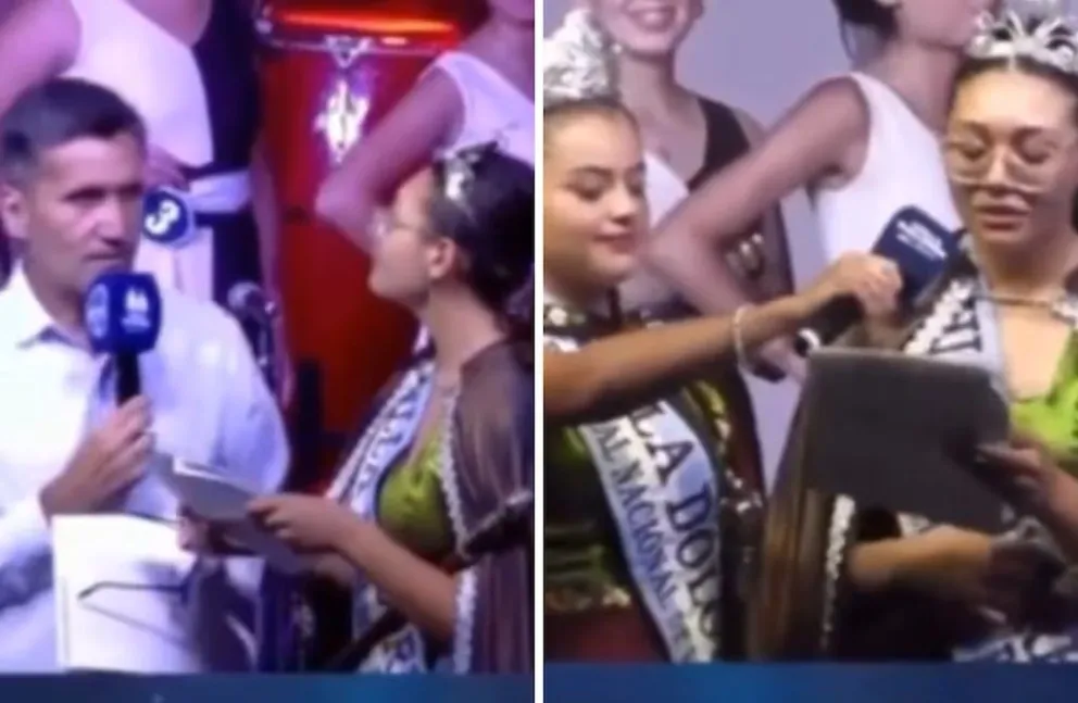 La reina (ahora, embajadora) saliente fue noticia cuando criticó en el escenario a la organización municipal del evento. (Foto: La Voz)