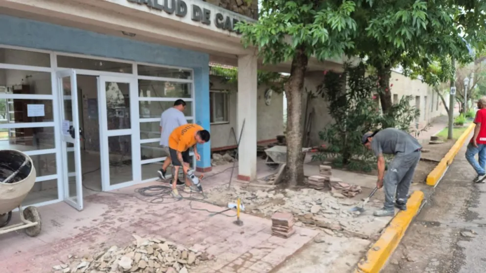 La Provincia avanza en optimizar los centros de salud. En este caso, el de Carpintería. 