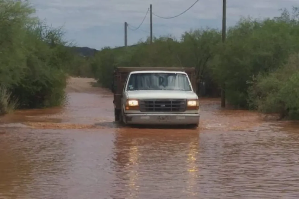 Inundaci&oacute;n en Sierra de las Quijadas