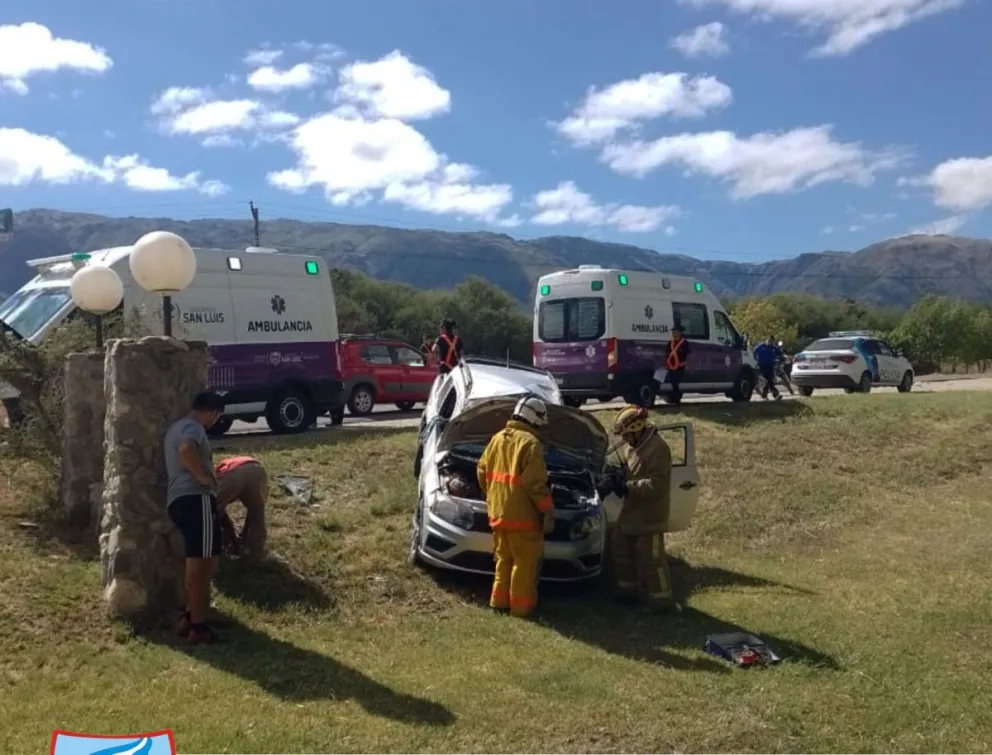 Nuevo siniestro vial en la Ruta Provincial 1. Foto BBVV Carpintería.